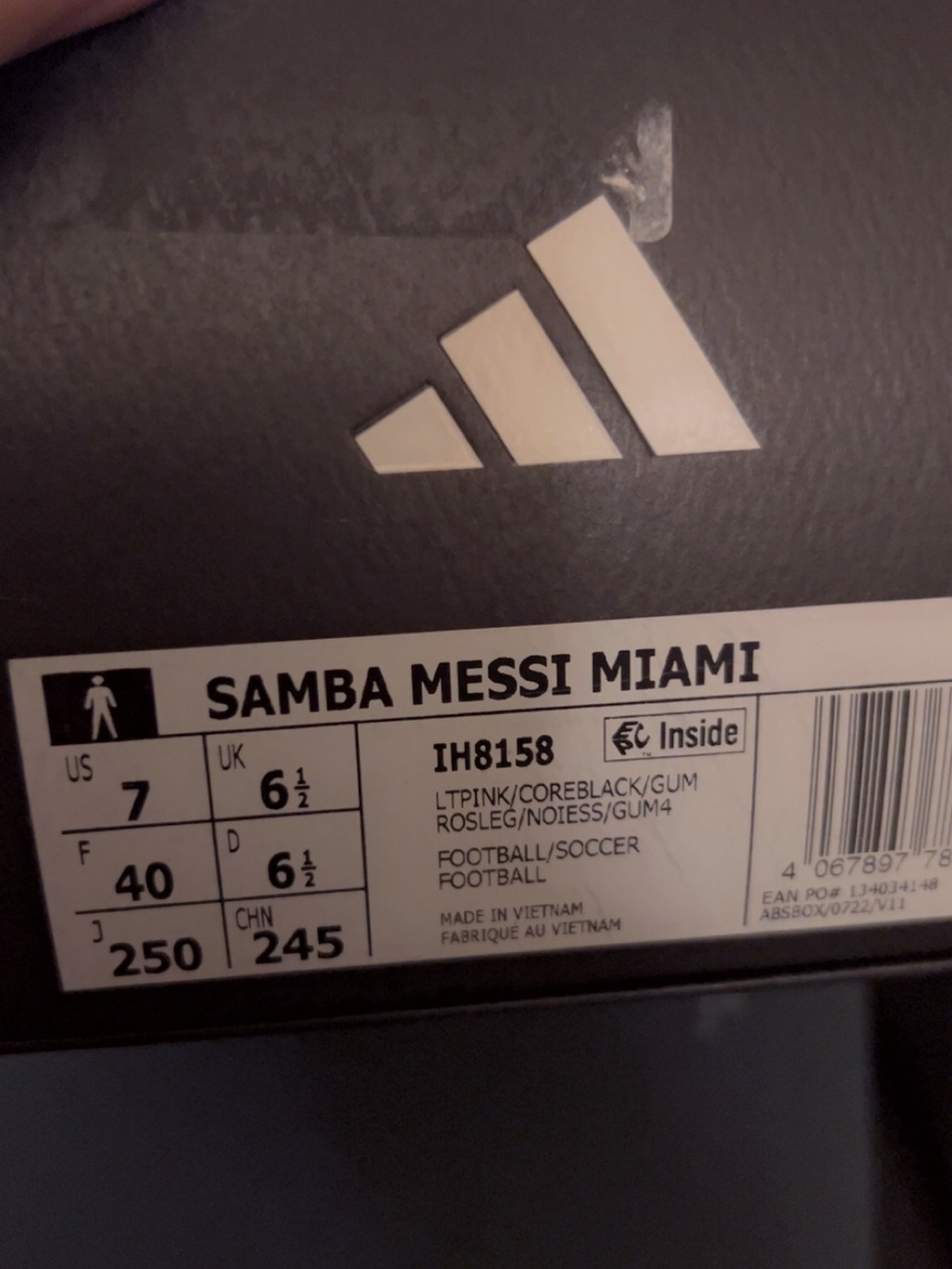 Messi’s Adidas Samba Edition